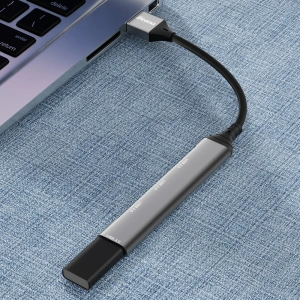 Kup Dudao HUB 4în1 USB-A/4x USB-A(3 x USB 2.0/USB 3.0) 6,3cm negru (A16B) - DDA252 - {ean13} - Sklep Home Screen
