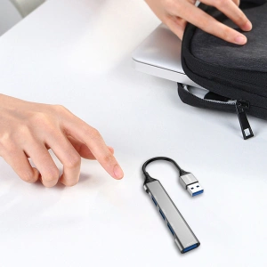 Dudao HUB 4in1 USB-A/4x USB-A(3 x USB 2.0/USB 3.0) 6,3cm černý (A16B)