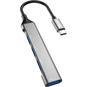 Kup Dudao HUB 4in1 USB-C/4x USB-A(3 x USB 2.0/USB 3.0) 6,3cm negru (A16T) - DDA253 - {ean13} - Sklep Home Screen