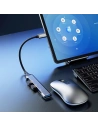 Kup Dudao HUB 4in1 USB-C/4x USB-A(3 x USB 2.0/USB 3.0) 6,3cm negru (A16T) - DDA253 - {ean13} - Sklep Home Screen