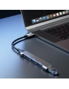 Kup Dudao HUB 4in1 USB-C/4x USB-A(3 x USB 2.0/USB 3.0) 6,3cm negru (A16T) - DDA253 - {ean13} - Sklep Home Screen
