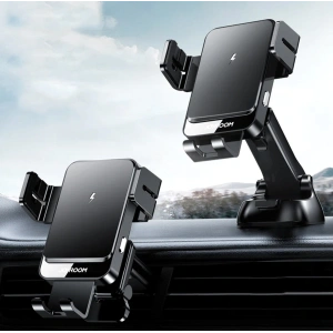 Buy Joyroom Car Mount Holder Wireless Charger black (JR-ZS219) - JYR597 - {ean13} - Home Screen Store Europe