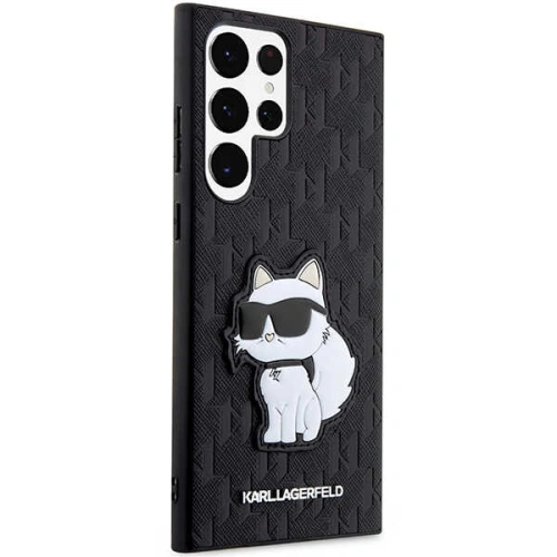 Kup Husă Karl Lagerfeld KLHCS23LSAKLHCPK Samsung Galaxy S23 Ultra hardcase negru/black Saffiano Monogram Choupette - KLD1461 - {ean13} - Sklep Home Screen