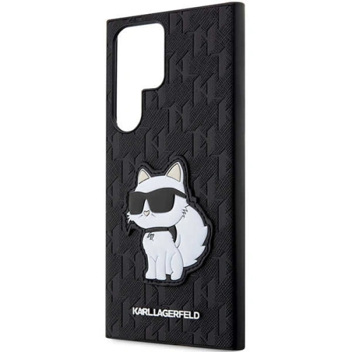 Kup Husă Karl Lagerfeld KLHCS23LSAKLHCPK Samsung Galaxy S23 Ultra hardcase negru/black Saffiano Monogram Choupette - KLD1461 - {ean13} - Sklep Home Screen