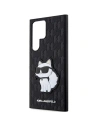 Kup Husă Karl Lagerfeld KLHCS23LSAKLHCPK Samsung Galaxy S23 Ultra hardcase negru/black Saffiano Monogram Choupette - KLD1461 - {ean13} - Sklep Home Screen