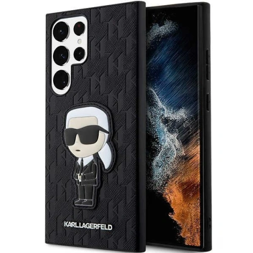 Kup Husă Karl Lagerfeld KLHCS23LSAKLHKPK Samsung Galaxy S23 Ultra hardcase negru/black Saffiano Monogram Ikonik - KLD1462 - {ean13} - Sklep Home Screen