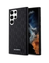 Husă Karl Lagerfeld KLHCS23LSAKLHPK pentru Samsung Galaxy S23 Ultra hardcase negru/black Saffiano Mono Metal Logo