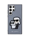 Kup Case Karl Lagerfeld KLHCS23LSANKCPG Samsung Galaxy S23 Ultra Hardcase grau/grey Saffiano Karl & Choupette - KLD1464 - {ean13} - Sklep Home Screen