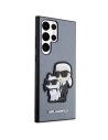 Kup Case Karl Lagerfeld KLHCS23LSANKCPG Samsung Galaxy S23 Ultra Hardcase grau/grey Saffiano Karl & Choupette - KLD1464 - {ean13} - Sklep Home Screen