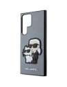 Kup Case Karl Lagerfeld KLHCS23LSANKCPG Samsung Galaxy S23 Ultra Hardcase grau/grey Saffiano Karl & Choupette - KLD1464 - {ean13} - Sklep Home Screen