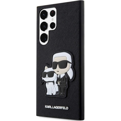 Kup Case Karl Lagerfeld KLHCS23LSANKCPK Samsung Galaxy S23 Ultra Hardcase schwarz/schwarz Saffiano Karl & Choupette - KLD1465 - {ean13} - Sklep Home Screen