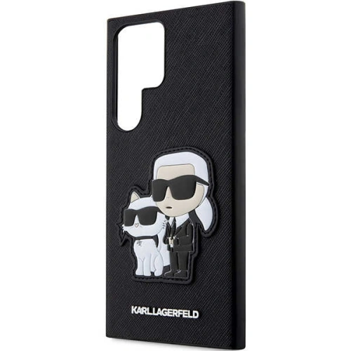 Kup Case Karl Lagerfeld KLHCS23LSANKCPK Samsung Galaxy S23 Ultra Hardcase schwarz/schwarz Saffiano Karl & Choupette - KLD1465 - {ean13} - Sklep Home Screen