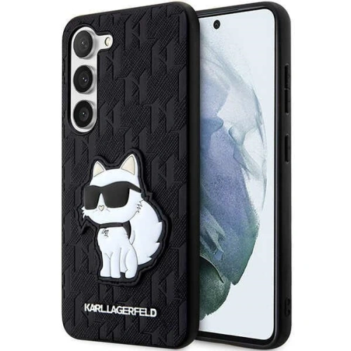 Kup Etui Karl Lagerfeld KLHCS23MSAKLHCPK Samsung Galaxy S23+ Plus hardcase černý/black Saffiano Monogram Choupette - KLD1466 - {ean13} - Sklep Home Screen