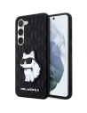 Husă Karl Lagerfeld KLHCS23MSAKLHCPK Samsung Galaxy S23+ Plus hardcase negru/black Saffiano Monogram Choupette