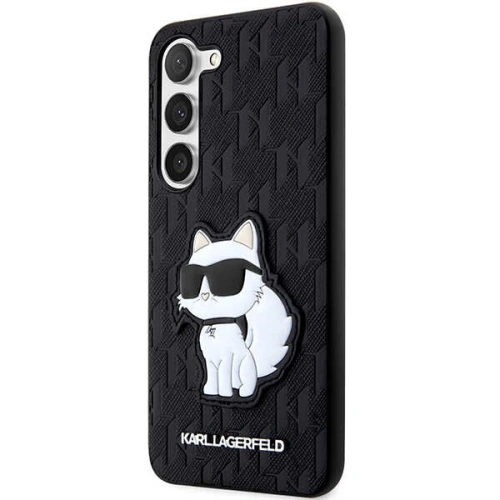 Kup Etui Karl Lagerfeld KLHCS23MSAKLHCPK Samsung Galaxy S23+ Plus hardcase černý/black Saffiano Monogram Choupette - KLD1466 - {ean13} - Sklep Home Screen