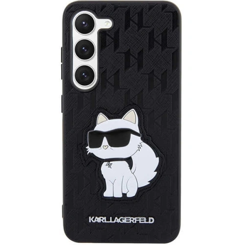 Kup Etui Karl Lagerfeld KLHCS23MSAKLHCPK Samsung Galaxy S23+ Plus hardcase černý/black Saffiano Monogram Choupette - KLD1466 - {ean13} - Sklep Home Screen