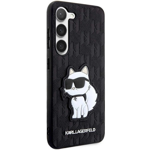 Kup Etui Karl Lagerfeld KLHCS23MSAKLHCPK Samsung Galaxy S23+ Plus hardcase černý/black Saffiano Monogram Choupette - KLD1466 - {ean13} - Sklep Home Screen