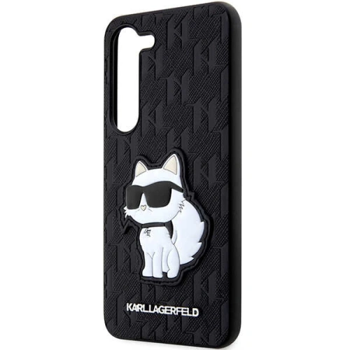 Kup Etui Karl Lagerfeld KLHCS23MSAKLHCPK Samsung Galaxy S23+ Plus hardcase černý/black Saffiano Monogram Choupette - KLD1466 - {ean13} - Sklep Home Screen