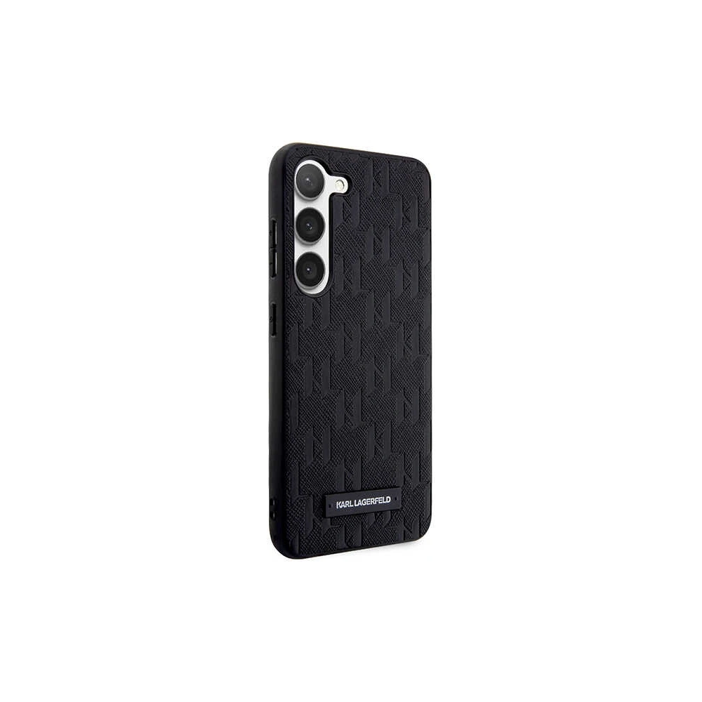 Etui Karl Lagerfeld KLHCS23MSAKLHPK Samsung Galaxy S23+ Plus hardcase czarny/black Saffiano Mono Metal Logo