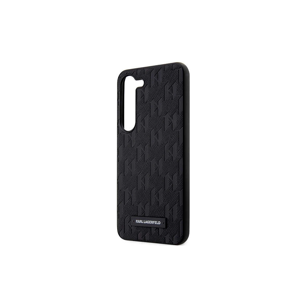 Etui Karl Lagerfeld KLHCS23MSAKLHPK Samsung Galaxy S23+ Plus hardcase czarny/black Saffiano Mono Metal Logo