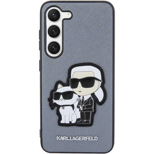 Kup Case Karl Lagerfeld KLHCS23MSANKCPG Samsung Galaxy S23+ Plus Hardcase grau/grau Saffiano Karl & Choupette - KLD1469 - {ean13} - Sklep Home Screen