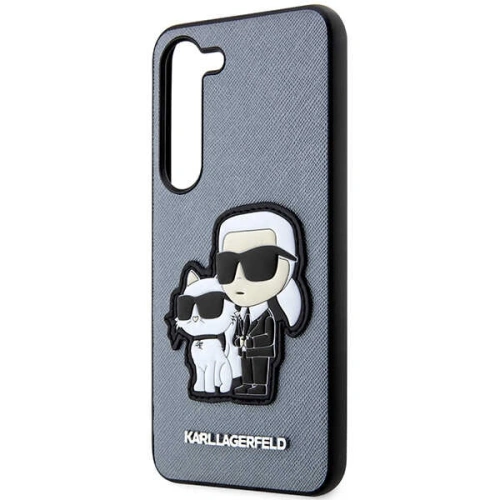 Kup Case Karl Lagerfeld KLHCS23MSANKCPG Samsung Galaxy S23+ Plus Hardcase grau/grau Saffiano Karl & Choupette - KLD1469 - {ean13} - Sklep Home Screen