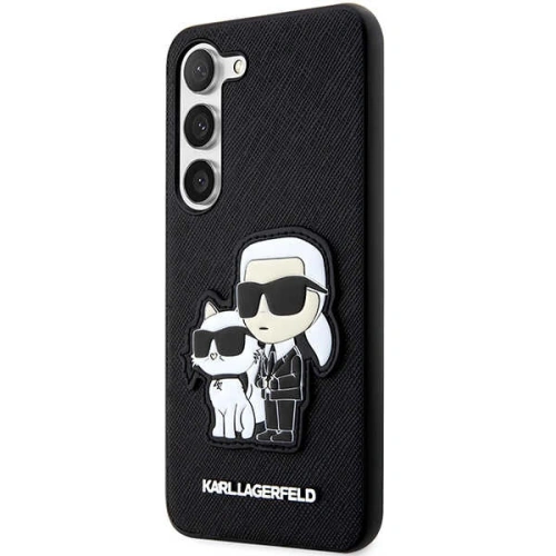 Kup Case Karl Lagerfeld KLHCS23MSANKCPK Samsung Galaxy S23+ Plus Hardcase schwarz/black Saffiano Karl & Choupette - KLD1470 - {ean13} - Sklep Home Screen