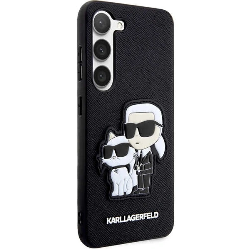 Kup Case Karl Lagerfeld KLHCS23MSANKCPK Samsung Galaxy S23+ Plus Hardcase schwarz/black Saffiano Karl & Choupette - KLD1470 - {ean13} - Sklep Home Screen