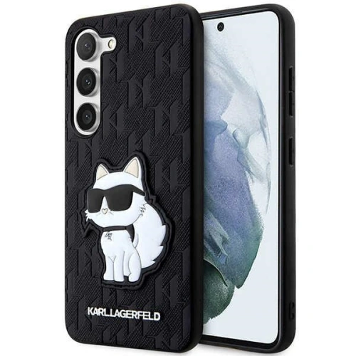 Kup Etui Karl Lagerfeld KLHCS23SSAKLHCPK Samsung Galaxy S23 hardcase černý/black Saffiano Monogram Choupette - KLD1471 - {ean13} - Sklep Home Screen