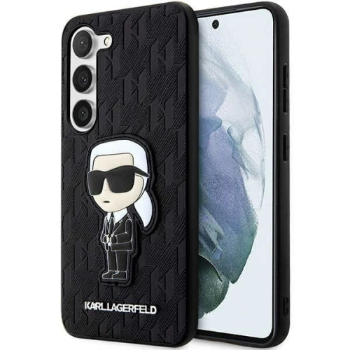 Kup Etui Karl Lagerfeld KLHCS23SSAKLHKPK Samsung Galaxy S23 hardcase černý/black Saffiano Monogram Ikonik - KLD1472 - {ean13} - Sklep Home Screen