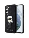 Etui Karl Lagerfeld KLHCS23SSAKLHKPK Samsung Galaxy S23 hardcase černý/black Saffiano Monogram Ikonik
