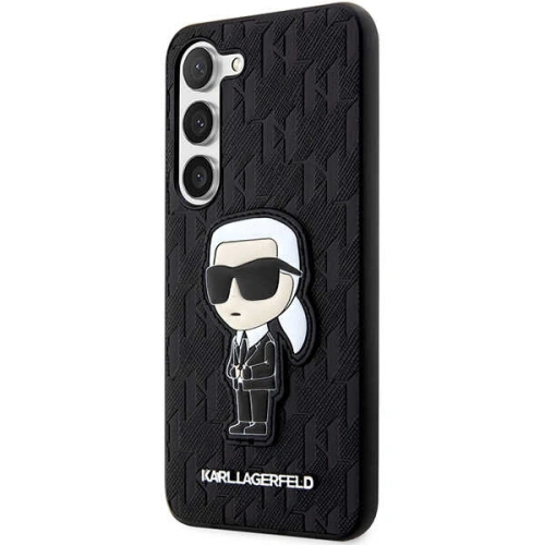 Kup Husă Karl Lagerfeld KLHCS23SSAKLHKPK Samsung Galaxy S23 hardcase negru/black Saffiano Monogram Ikonik - KLD1472 - {ean13} - Sklep Home Screen