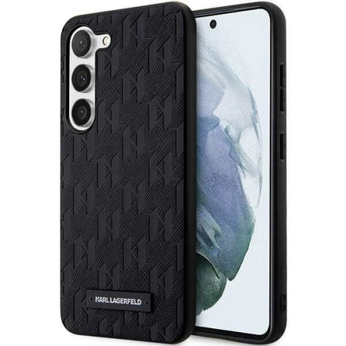 Kup Etui Karl Lagerfeld KLHCS23SSAKLHPK Samsung Galaxy S23 hardcase černý/black Saffiano Mono Metal Logo - KLD1473 - {ean13} - Sklep Home Screen