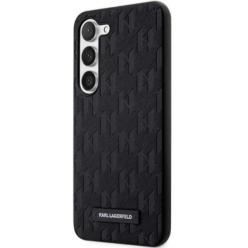 Kup Etui Karl Lagerfeld KLHCS23SSAKLHPK Samsung Galaxy S23 hardcase černý/black Saffiano Mono Metal Logo - KLD1473 - {ean13} - Sklep Home Screen