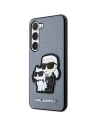 Kup Case Karl Lagerfeld KLHCS23SSANKCPG Samsung Galaxy S23 Hardcase grau/grey Saffiano Karl & Choupette - KLD1474 - {ean13} - Sklep Home Screen
