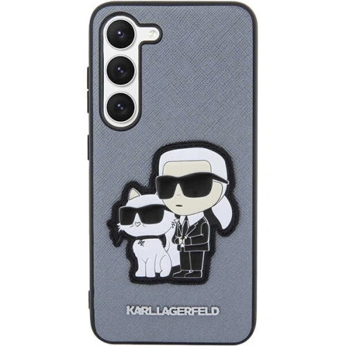 Kup Case Karl Lagerfeld KLHCS23SSANKCPG Samsung Galaxy S23 Hardcase grau/grey Saffiano Karl & Choupette - KLD1474 - {ean13} - Sklep Home Screen