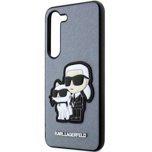 Kup Case Karl Lagerfeld KLHCS23SSANKCPG Samsung Galaxy S23 Hardcase grau/grey Saffiano Karl & Choupette - KLD1474 - {ean13} - Sklep Home Screen