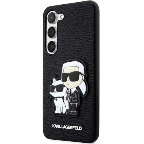 Kup Etui Karl Lagerfeld KLHCS23SSANKCPK Samsung Galaxy S23 hardcase černý/black Saffiano Karl & Choupette - KLD1475 - {ean13} - Sklep Home Screen