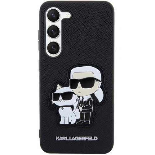 Kup Etui Karl Lagerfeld KLHCS23SSANKCPK Samsung Galaxy S23 hardcase černý/black Saffiano Karl & Choupette - KLD1475 - {ean13} - Sklep Home Screen