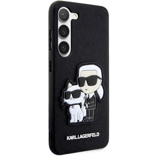 Kup Etui Karl Lagerfeld KLHCS23SSANKCPK Samsung Galaxy S23 hardcase černý/black Saffiano Karl & Choupette - KLD1475 - {ean13} - Sklep Home Screen
