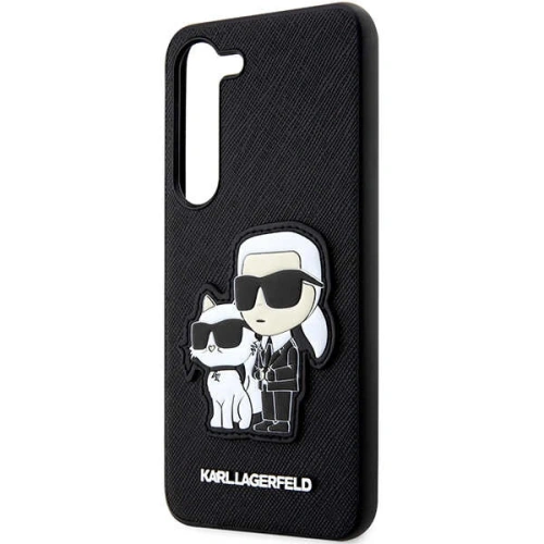 Kup Etui Karl Lagerfeld KLHCS23SSANKCPK Samsung Galaxy S23 hardcase černý/black Saffiano Karl & Choupette - KLD1475 - {ean13} - Sklep Home Screen