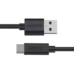 Buy Choetech AC0002 USB-A/USB-C Cable 1m (black) - CHT33 - {ean13} - Home Screen Store Europe