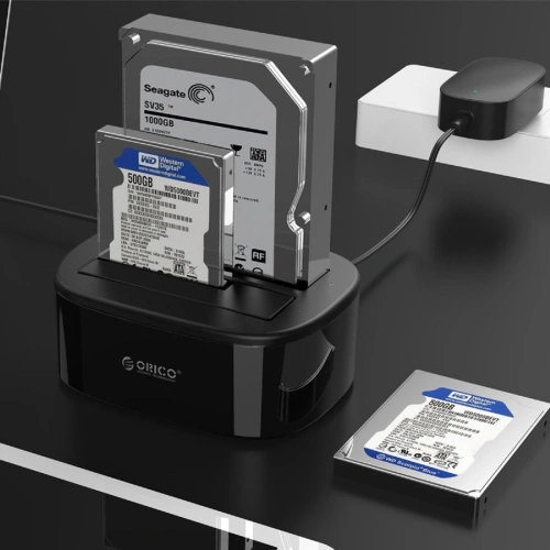 Kup Stacja dokująca Orico HDD/SSD 3,5 / 2,5" SATA z funkcją duplikatora - ORC14 - {ean13} - Sklep Home Screen