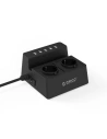 Napájecí lišta / hub Orico 5x USB 2.4A 2500W (černá)