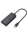 Kup USB-Hub 3.0. Orico mit Schaltern, 5x USB (schwarz) - ORC16 - {ean13} - Sklep Home Screen