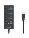 Kup USB-Hub 3.0. Orico mit Schaltern, 5x USB (schwarz) - ORC16 - {ean13} - Sklep Home Screen
