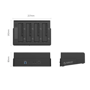 Kup Dokkoló állomás Orico HDD/SSD meghajtókhoz, 2,5''/3,5'', USB 3.0, SATA klónozási funkcióval (fekete) - ORC19 - {ean13} - Sklep Home Screen