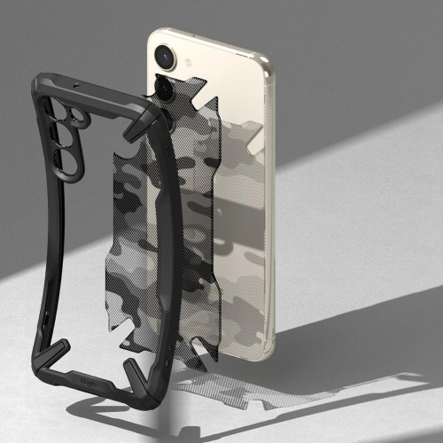 Kup Case Ringke Fusion-X Design Samsung Galaxy S23 Camo (Moro) Schwarz - RGK1748 - {ean13} - Sklep Home Screen