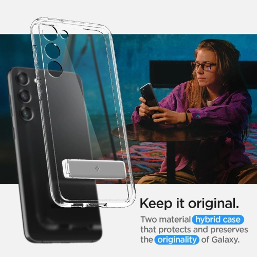 Kup Etui Spigen Ultra Hybrid S Samsung Galaxy S23 Crystal Clear - SPN2652 - {ean13} - Sklep Home Screen