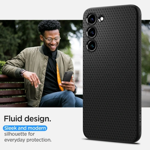 Kup Case Spigen Liquid Air Samsung Galaxy S23 Matt Schwarz - SPN2658 - {ean13} - Sklep Home Screen
